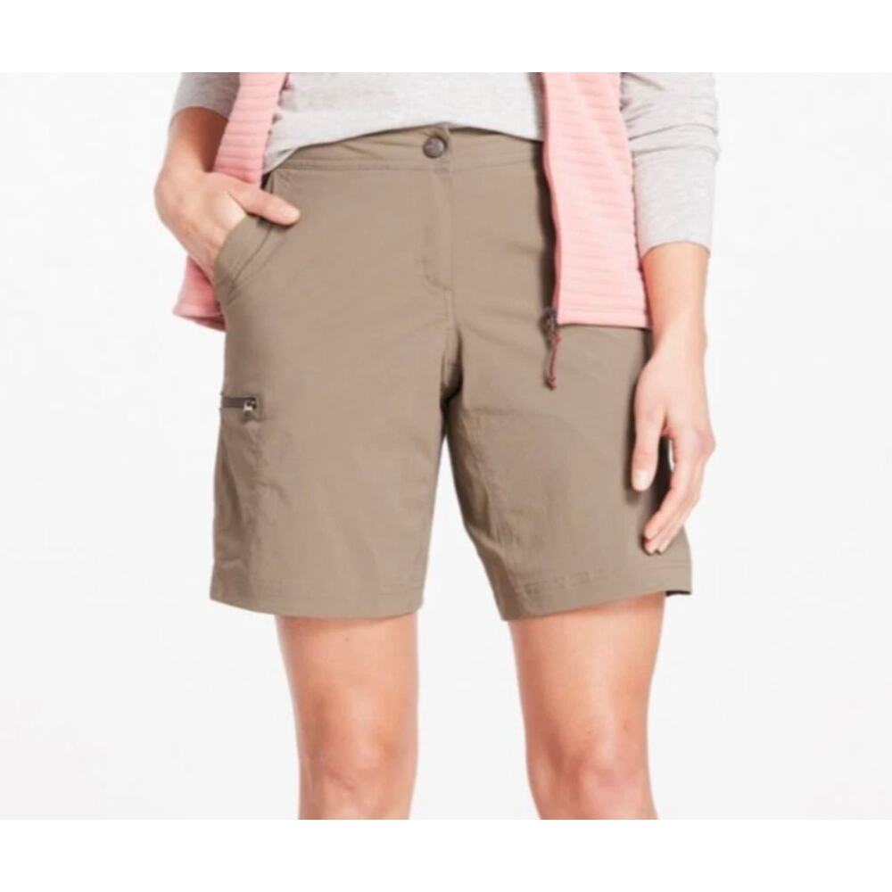 L.L.Bean Sz 12 SPF 50 women water-repellent comfort trail short Adjustable Waist